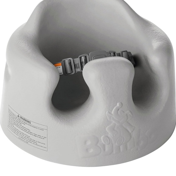 Grey bumbo floor seat with tray - Picture 2 of 3